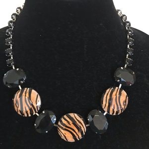 Fashion Tiger & Black Necklace